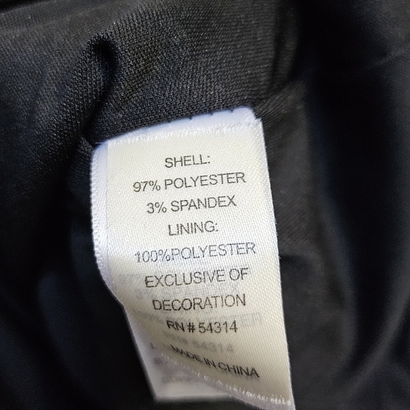 Bisou Bisou Halter Form Fitting Embroidered Floral Black Cut Out Dress Size 2 - Picture 7 of 7